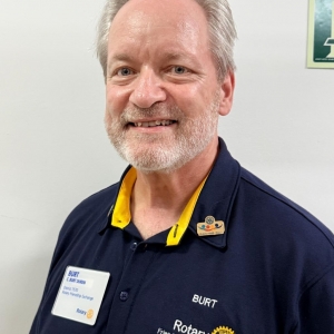 Burt Duren, Rotariano do ditrito 7570, de Lynchburg, Virginia-USA.