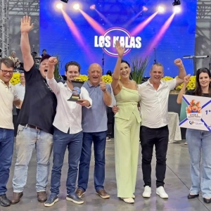 O primeiro lugar no concurso do Leitão a Quatro Pontes, categoria Gastronômica: Grupo Monitor, com 176,3 pontos